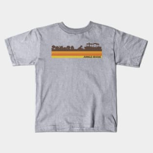 70s Vintage Retro Jungle Cruise Kids T-Shirt